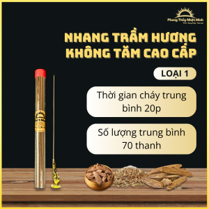 Nhang Trầm Hương Không Tăm Nguyên Chất Loại 1