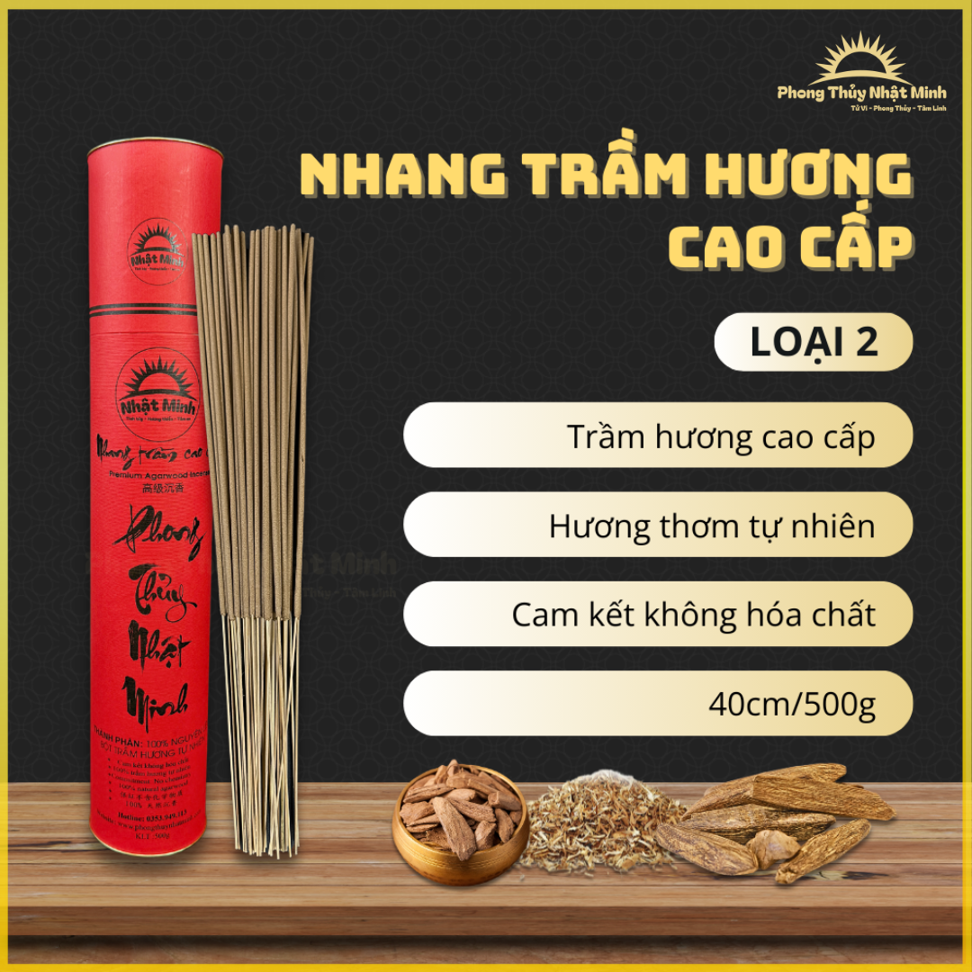 Nhang Trầm Nguyên Chất Loại 2 (1)