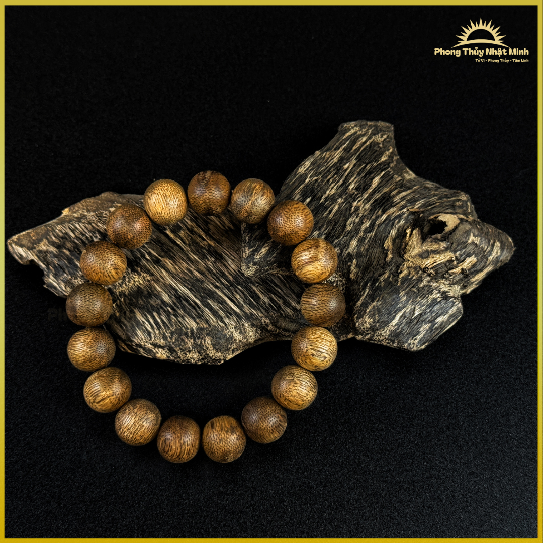 Vòng Tay Trầm Hương - Vòng Trầm Quảng Bình Đơn Tay (12 Li) (4) Vòng Tay Trầm Hương - Vòng Trầm Quảng Bình Đơn Tay (12 Li) (4)