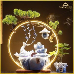 Thác Nước - Khói Trầm Hương Hươu Đỏ, Xanh Tài Lộc (2)